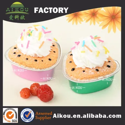 Kitchenware eco-friendly healthy colorful baking recipes cakes container