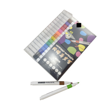 8 Pack 1mm Acrylic White Permanent Marker Set