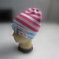 Children Patent Print Knitted Beanie