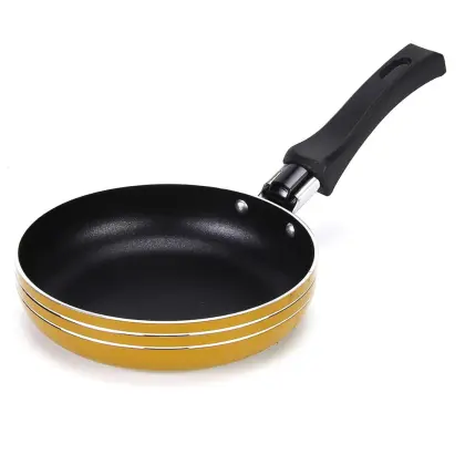 Aluminum Non Stick Cast Iron Fry Pan with Marble Coating - No Oil, No Smoke Frying Pan