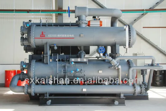 organic Rankine clycle screw expander power generators