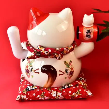 Best Quality Japanese Lucky Cat Fortune Maneki Neko Waving Cat - Factory Hot Sale