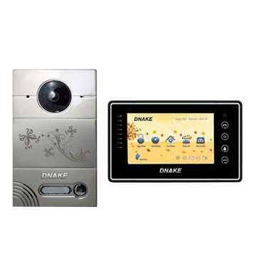 TCP/IP Video Door Phone with 600 Systems, Handsfree Communication, Photo Memory, Door Unlocking