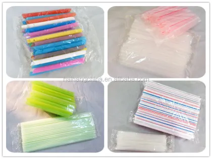 Automatic Counting and Group Packing Machine for PLA Straw Papers