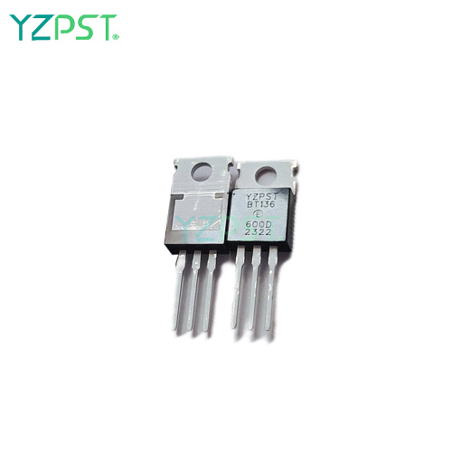 Latching current 4A 600V BT136-600D Triac