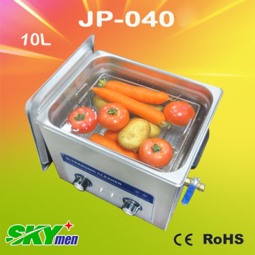 CE RoHS Certificates 10L Ultrasonic Fruit and Vegetable Cleaning Machine