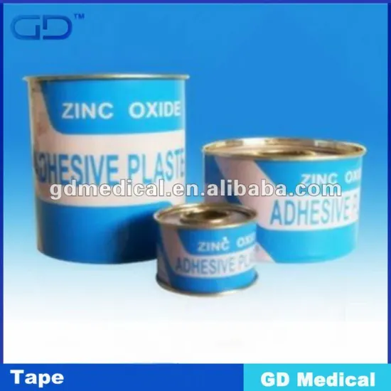Zinc Oxide Adhesive Tape, Model GZT-C, Tinplate Spool Package, Various Size, CE Approved
