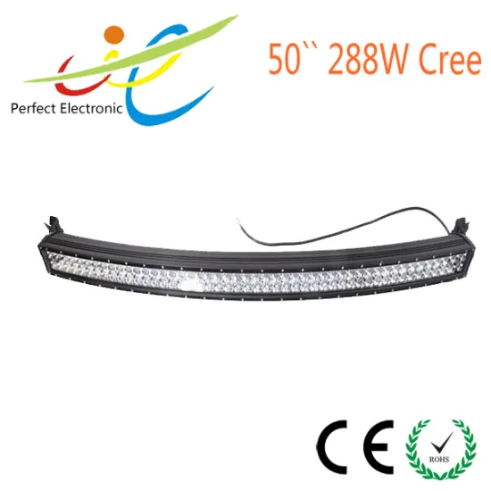 50 inch 288W curved LED light bar for offroad,tractor, auto parts