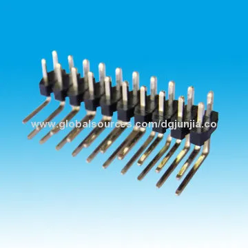 Samtec Connector Right Angle Pin Header, 2.0mm Pitch, Double Insulators, RoHS Mark