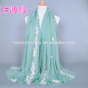 New designs scarf with embroider