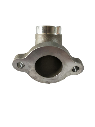 Investment Casted Steel Flange Elbow Pipe