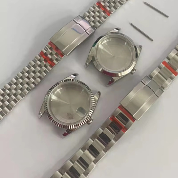 Upgraded 35.5mm Sapphire White Glass Case with Beveled Design for NH35/36 Movement: Enhance Your Watch with Premium Quality