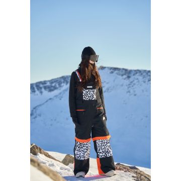 Women Snow Bibs Adjustable Overalls Pants