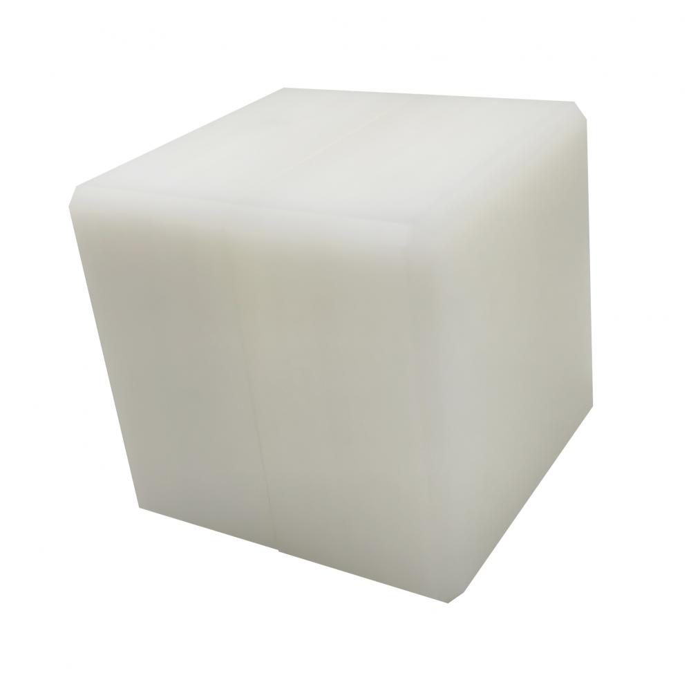 White Square PA6 Nylon Sheet Processing Parts