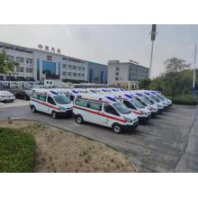 Short axle mid top ambulance