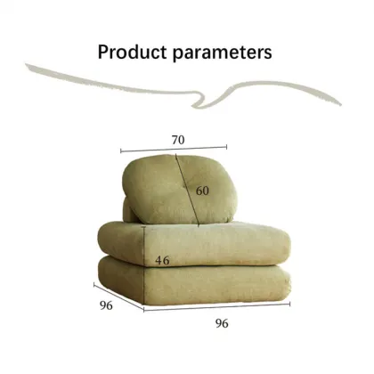 Nordic Style Tatami Italian Sofa for Bedroom Home Decor