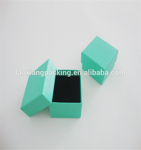 OEM Jewelry Small Box Packaging With Velvet Foam Insert