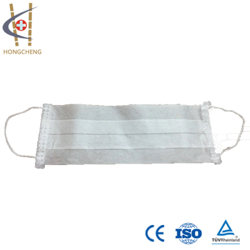 Disposable White Sanitary Surgical Paper Face Mask