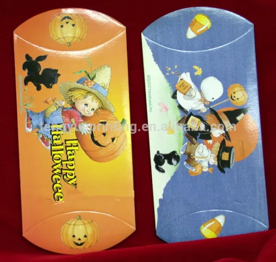 small beautiful paper pillow packaging box wholesale