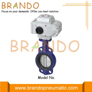 Soft Seat Electric Actuator Wafer Type Butterfly Valve