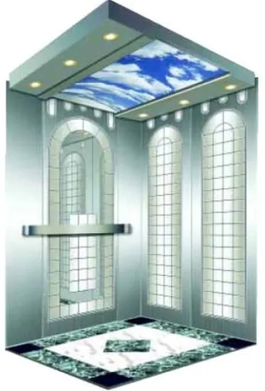 Passenger lift with patent machine MMR