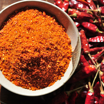 Condimento de pimiento rojo deliciosa especias comerciales