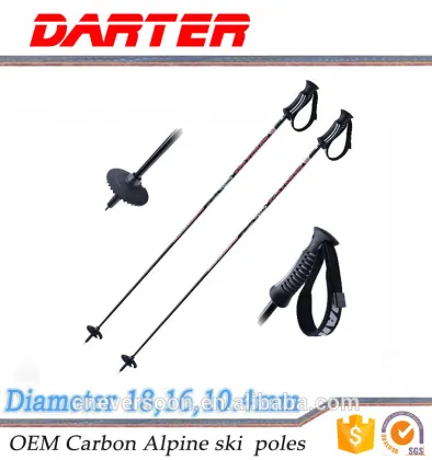 Cork Grip Carbon Ski Pole/ski stick/heated ski pole