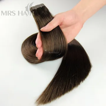 Best Straight Cuticle Aligned  Hair Vendor Tape Extension Wholesale Prices Vietnam Bone Straight Super Double Drawn Raw Hair
