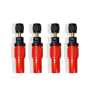 Adjustable Brass Automatic Tire Deflator for Low Pressure: Essential 4x4 Offroad Accessory with Gauges and Screw-On Design