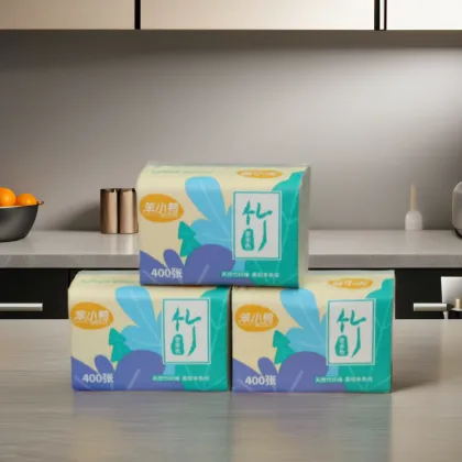 Customized Ready Stock Toilet Paper with Bamboo Pulp Facial Tissue and Natural Color Packaging