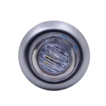 12V Mini Round Flush Mount LED Clearance Light for Boat and Trailer
