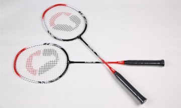 July best promotion custom logo badminton racket keyring