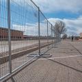 Модульная конструкция забора временная защита периметра