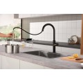 Negro y oro Modern Kitchen Faucet Toucet Touchless