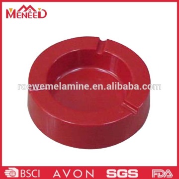 Red color without printing melamine ashtray wholesale