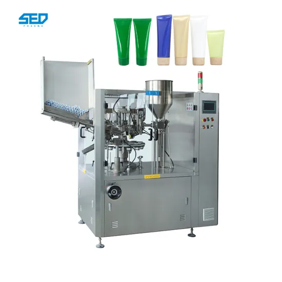 Automatic Cosmetic Cream and Honey Gel Filling and Sealing Machine - Small Plastic Tube