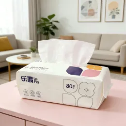 80PCS Disposable Cleansing Dry Wipes