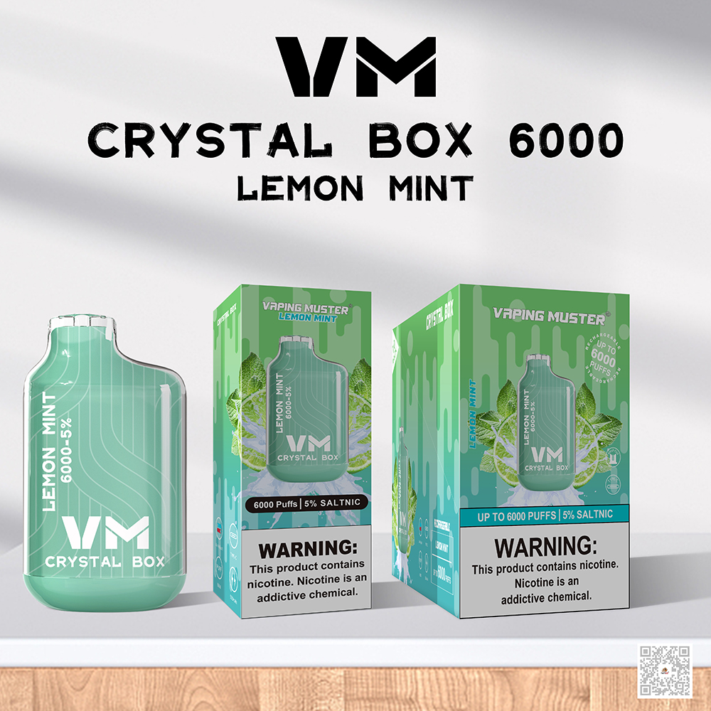 Crystal Box E-Cigarette 6000 Puff