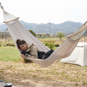 Hamac de camping extérieur portable avec sac de voyage