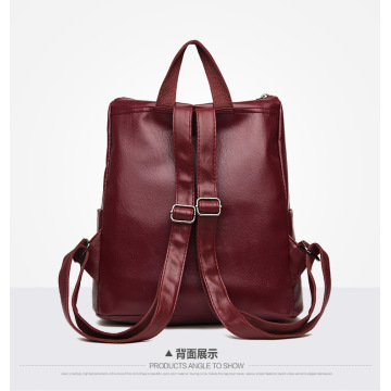 Nữ chính hãng da Purse Ladies Casual ba lô