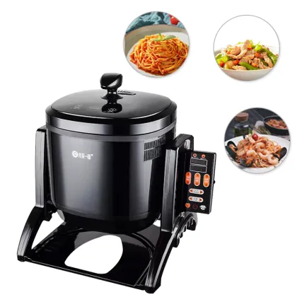 Commercial Electric Intelligent Cooking Stir Fry Machine 220V