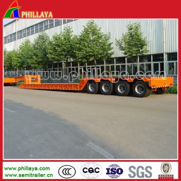 120t Gooseneck Transport Heavy Machine Low Drop Deck Trailer