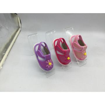 new infant girl sandal with sound flower