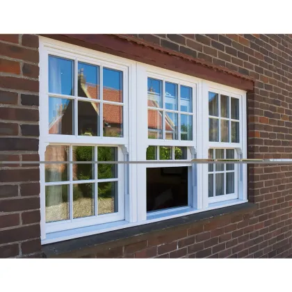 Simple Design UPVC Anti-Rust Tinted Frame Sound Insulation Windows
