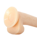 Custom 21CM Flesh-colored TPE Manual Penis Toy