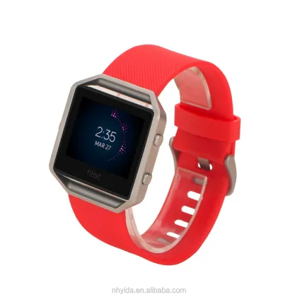 High-Quality Colorful Silicone Smart Watch Bands for Fitbit Blaze
