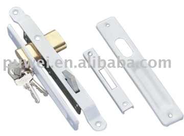 9.14.14225 UPVC sliding door lock with cylinder