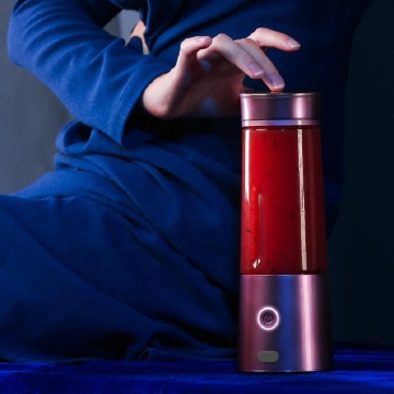 Portable USB Rechargeable Aurora Purple Mini Blender Jug