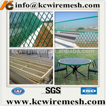 Galvanized expanded metal mesh for foot network