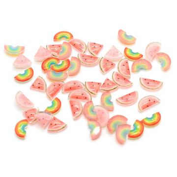 Kawaii Summer Watermelon Flat back Resin Cabochon Scrapbooking DIY Τηλέφωνο Θήκη Διακόσμηση Διακοσμητικά Αξεσουάρ